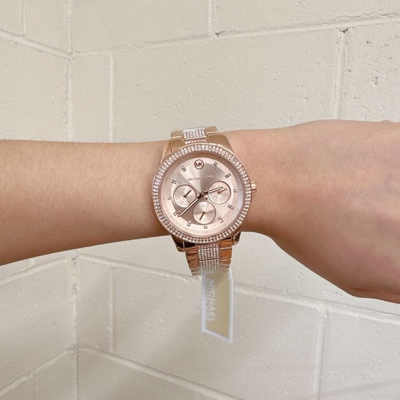 Michael Kors MK6826 Tibby Multifunction Rose Gold Tone Stainless Steel Watch - Picture 1 of 5